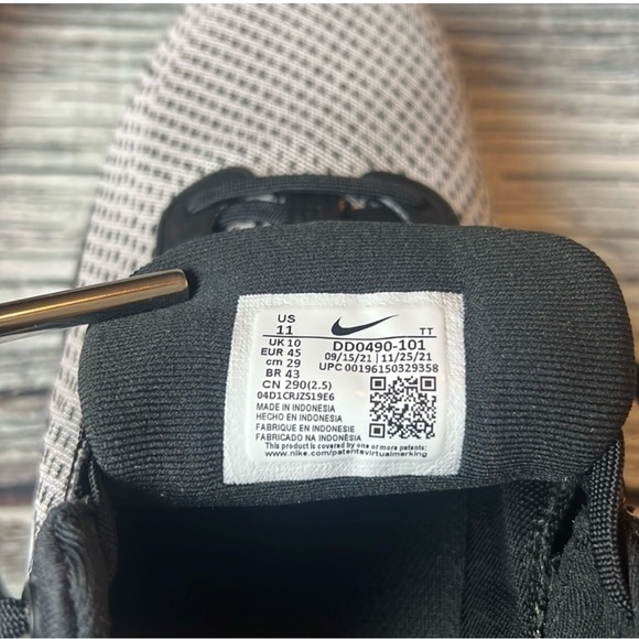 New Nike Men’s React Miller 3 White/White-Black Size 11 - Picture 7 of 7